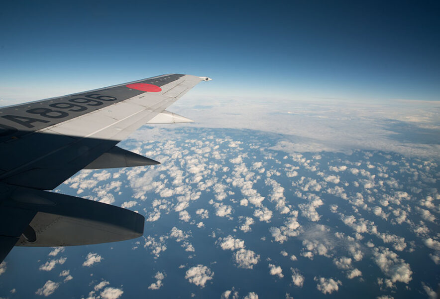 上空にて