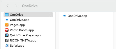 OneDriveアプリが2つある?