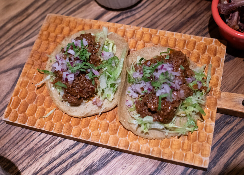 チボトレビーフのタコス