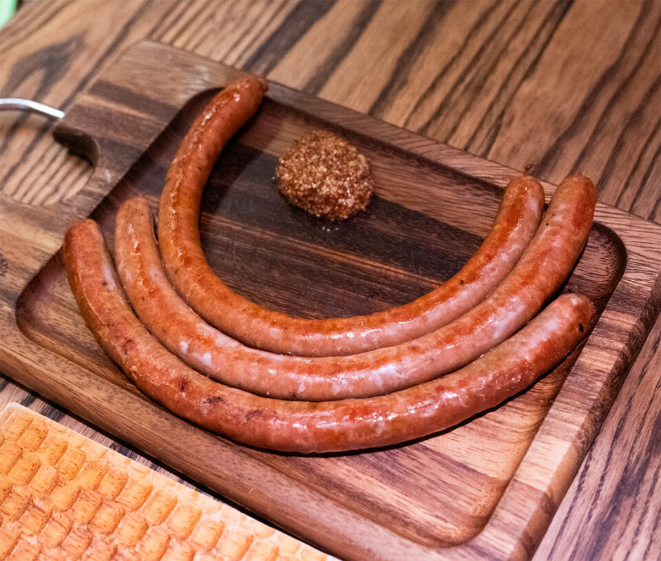 仔羊のスパイシーソーセージ