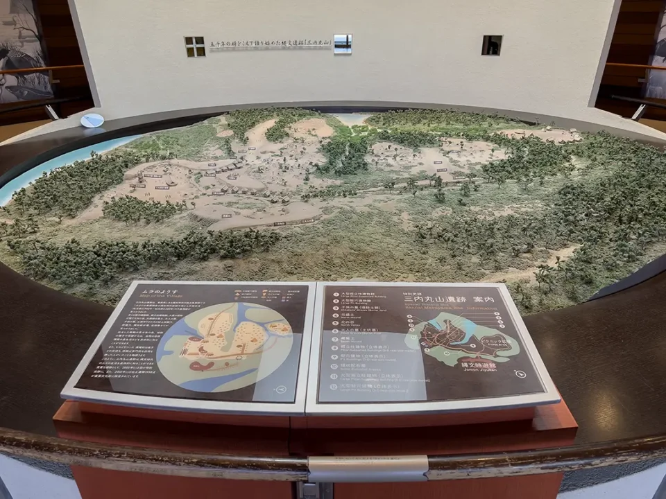 遺跡の全景模型