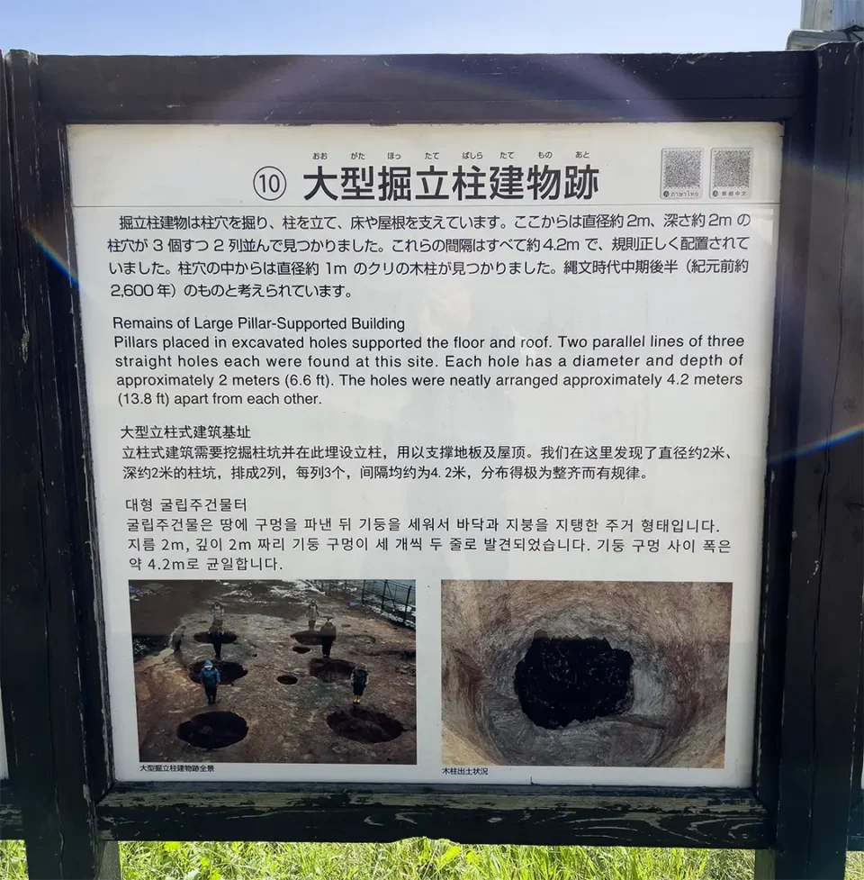 大型掘立柱建物の説明