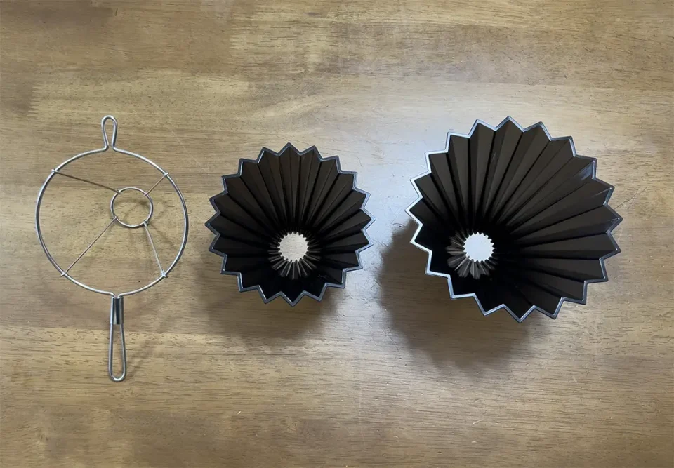  オリガミ ドリッパー airのMとSと松屋式の金枠