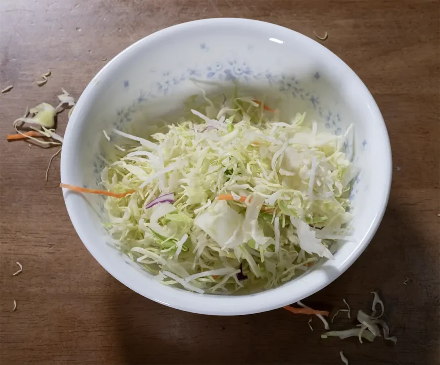 千切りキャベツ