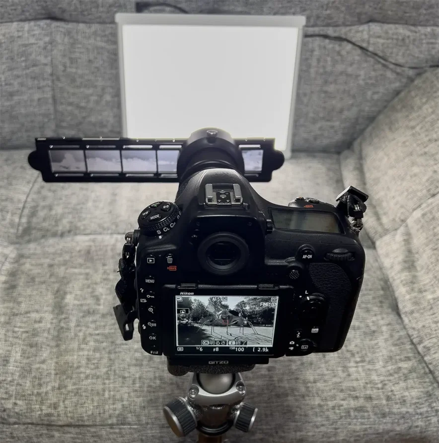 D850でネガをデジタイズ