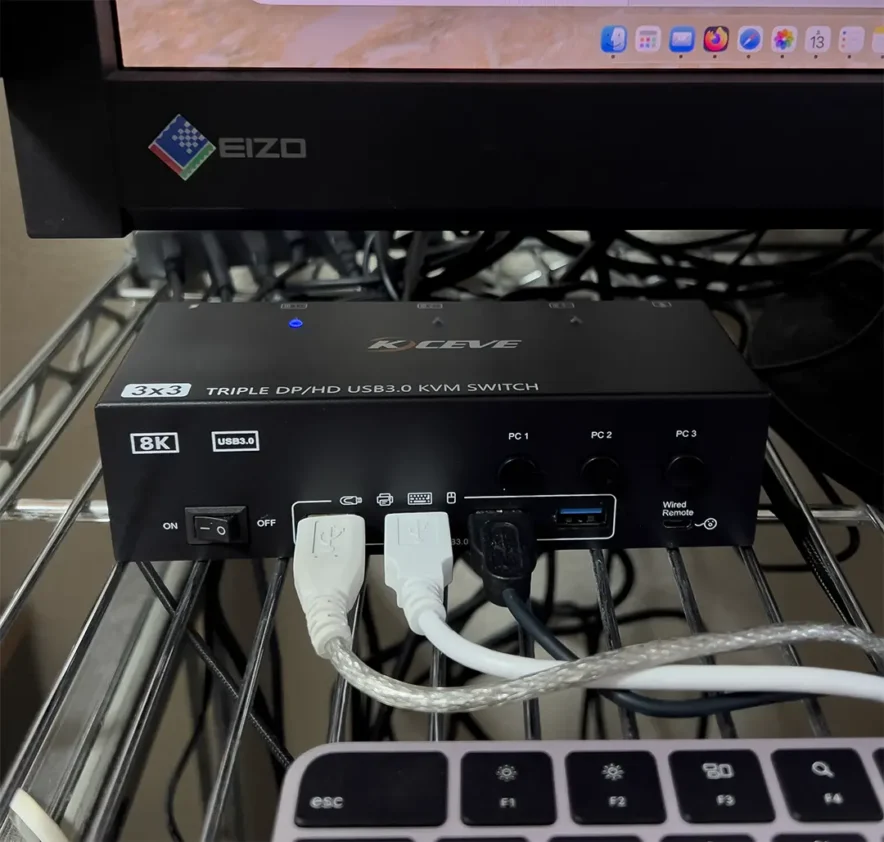 KCEVE 8K KVM切替器