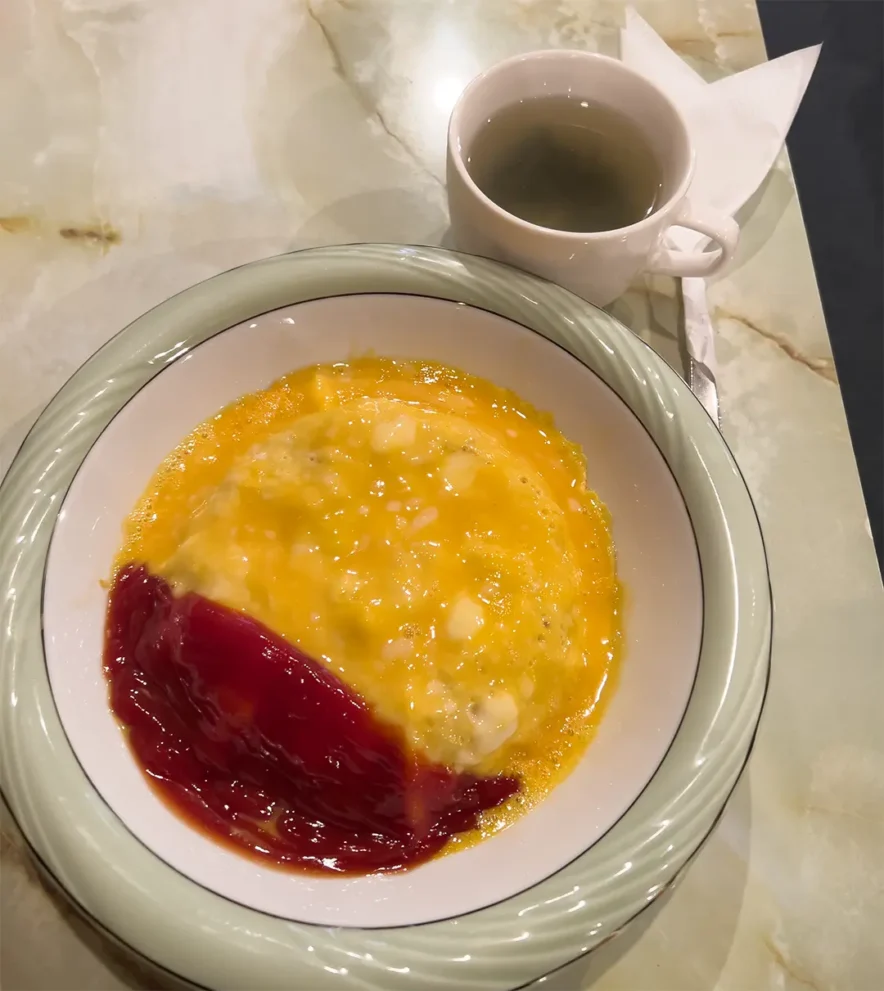 とろ〜り卵のオムライスセット