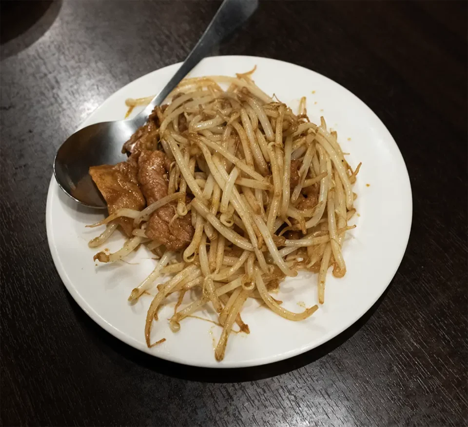 カレーもやし炒め