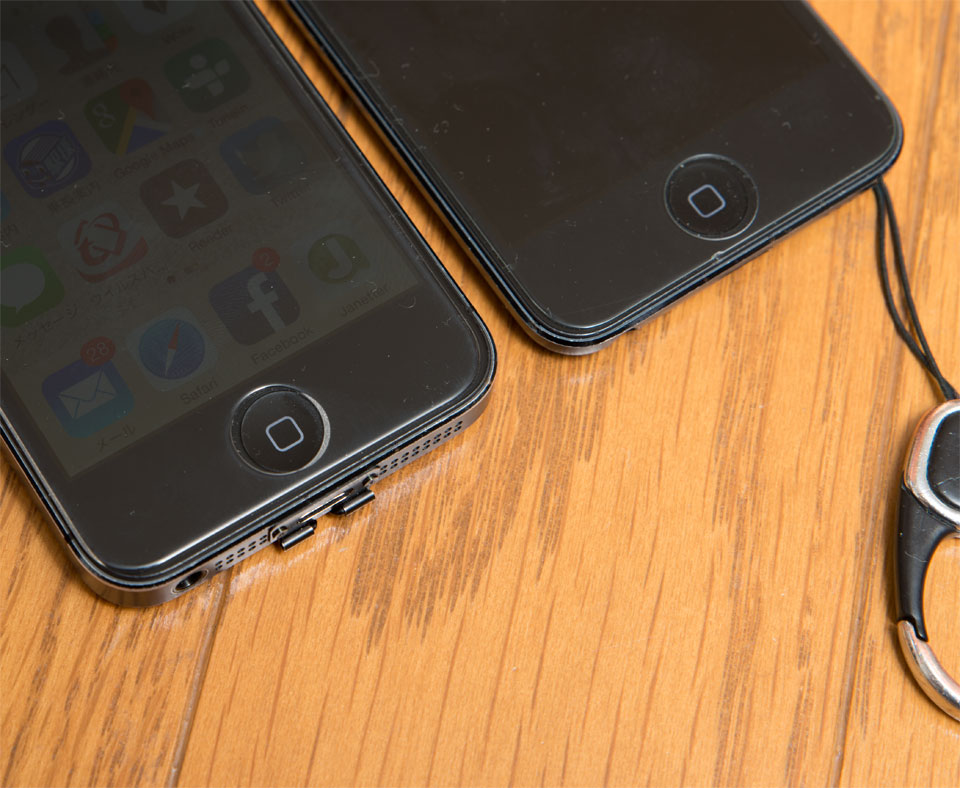 iPhone5とiPod touch