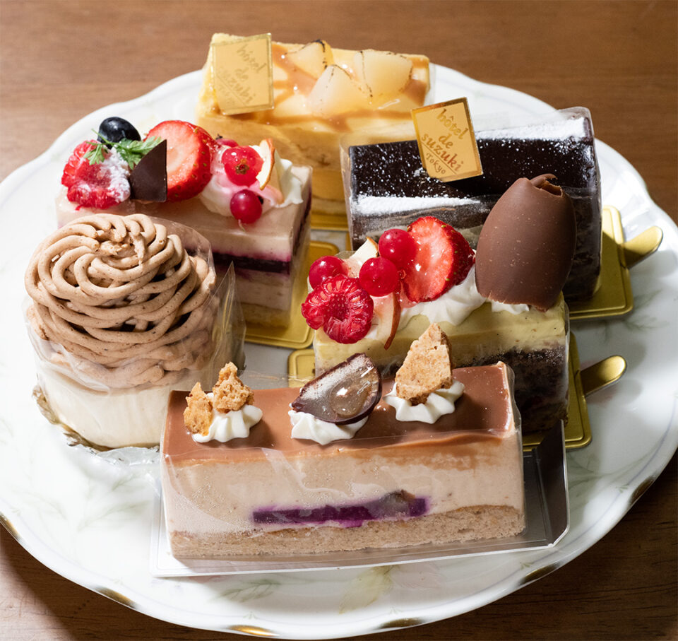hotel de suzukiのケーキ