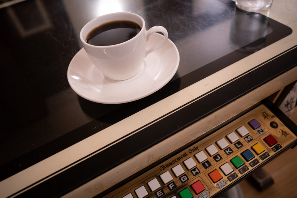 コーヒーとテーブルゲーム機